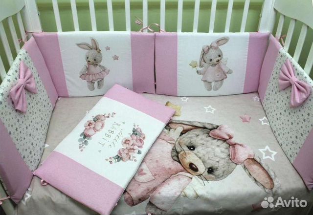 Бортики для детской кроватки