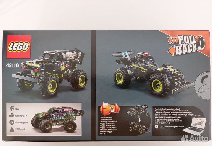 Конструктор lego Technic 42118 Monster Jam