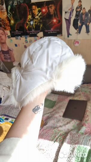 Шапка зимняя теплая детская