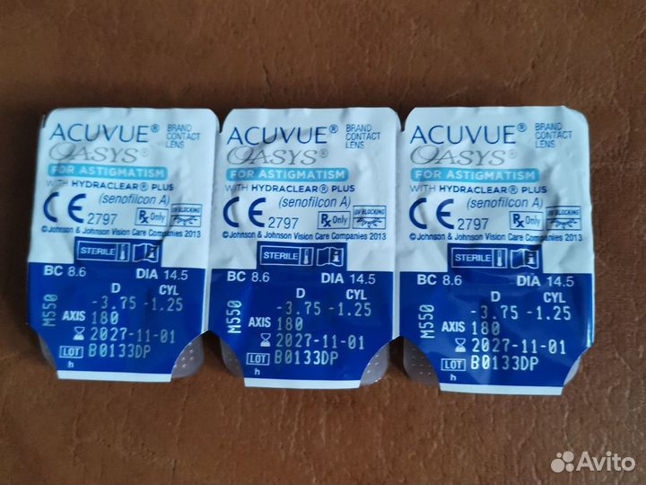 Линзы контактные acuvue oasys двухнедельные