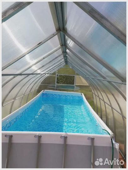 Каркасный бассейн 412х201х122