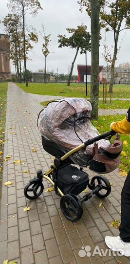 Коляска 2в1 Mr Sandman West-East Gold