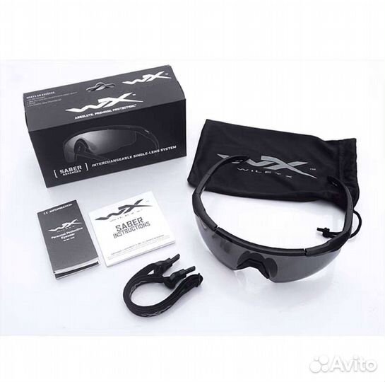 Баллистические очки Wiley X Saber ADW 1 линза