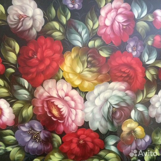 Жостовский Большой Авторский поднос СССР