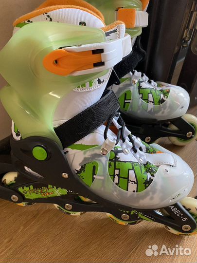 Роликовые коньки 35 38 детские