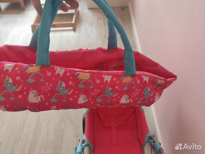 Коляска кукольная demi star 3 в 1