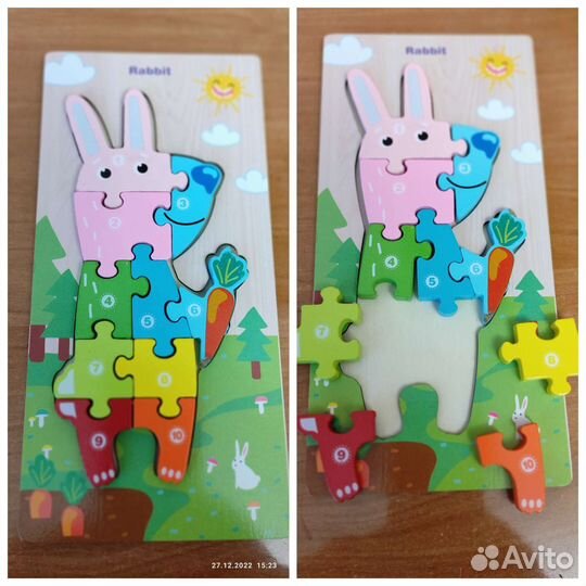 Развивающие игрушки Пазлы