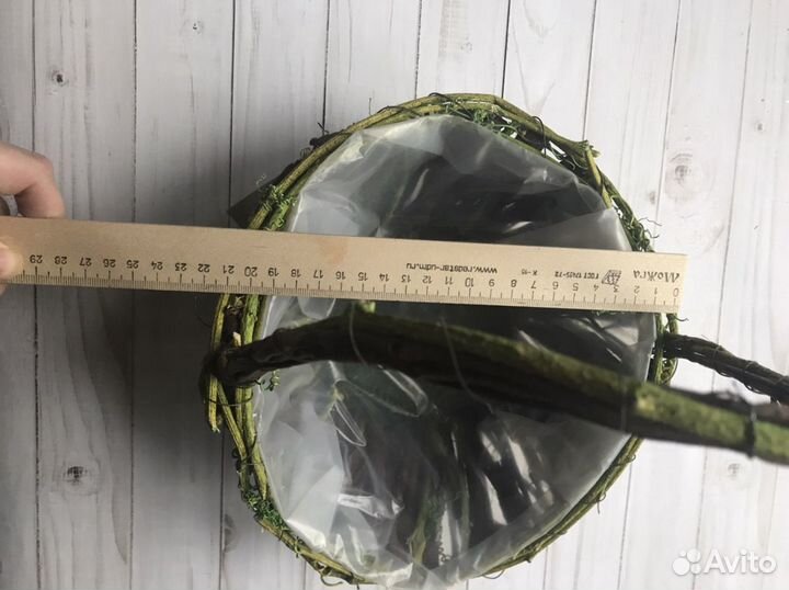 Корзина плетёная, лоза