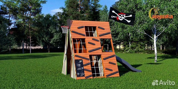 Игровая площадка для улицы Савушка База 1