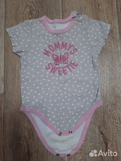 Боди для девочки 68 р-р
