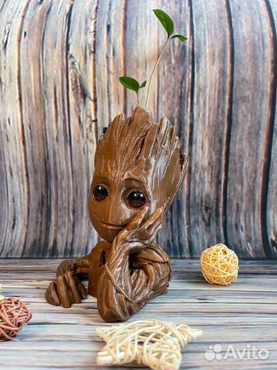 Набор фигурных кашпо для цветов