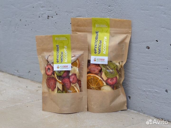 Фруктовые чипсы 11 видов ассорти без сахара