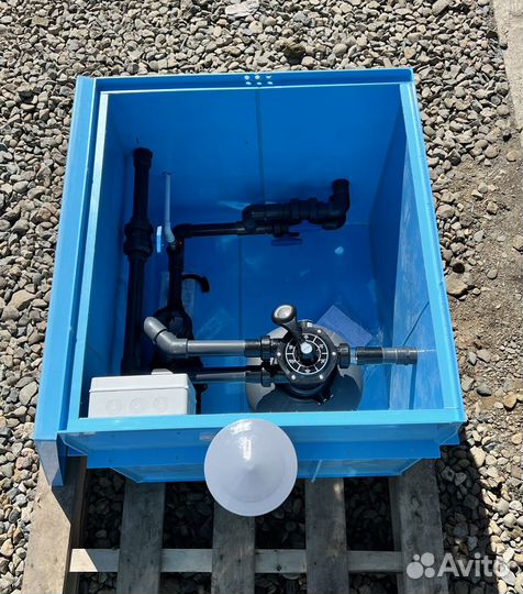 Бассейн с римскими ступенями 5х3х1,5