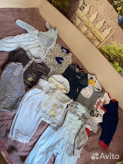 Вещи пакетом на мальчика от 0 до года