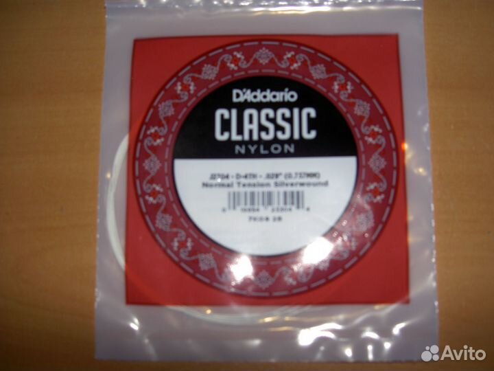 Струна 4я D'addario j2704