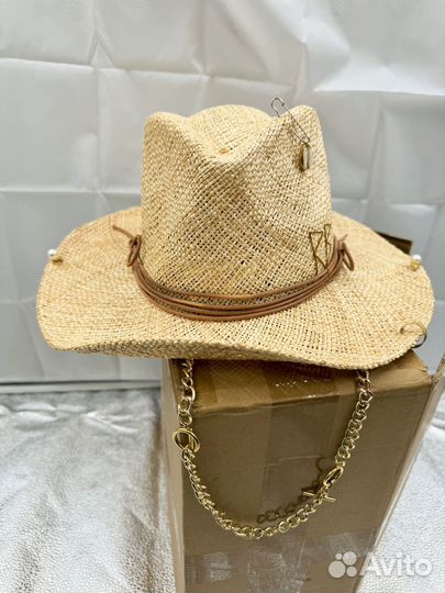 Шляпа соломеная audreystyle