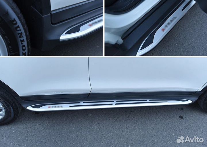 Пороги, подножки Nissan X-Trail 2013-2022 (новые)