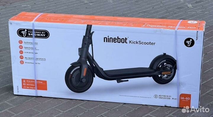 Новый электросамокат Ninebot f 40 a