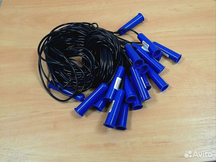 Скакалка 285 см резиновая оптом 10 штук спортивная
