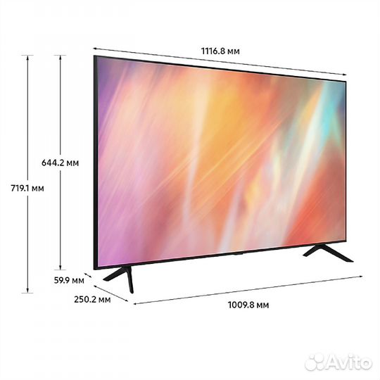 Телевизор LED Samsung UE50AU7100uxce