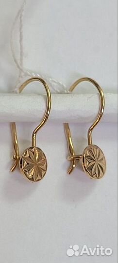Золотые серьги
