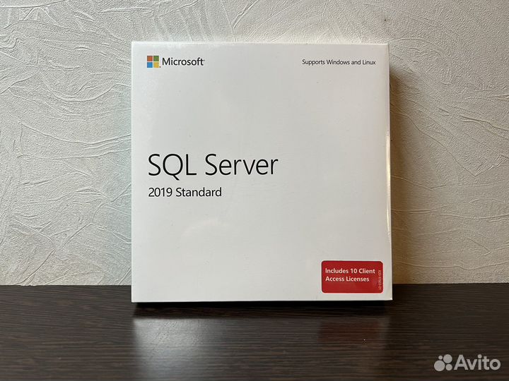 SQL Server Std 2019 DVD 10 Client CAL Box