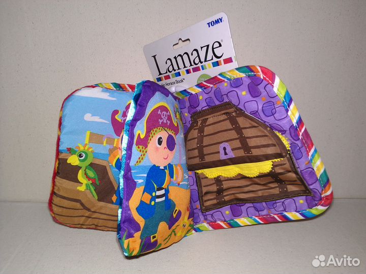 Tomy Lamaze Книжка Шуршалка Новая США Пират Пит