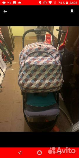 Прогулочная коляска+стул для кормления