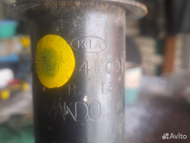 Амортизаторы задние solaris