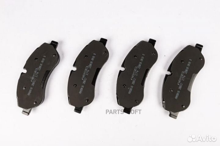 Absel FR420016 Колодки тормозные передние