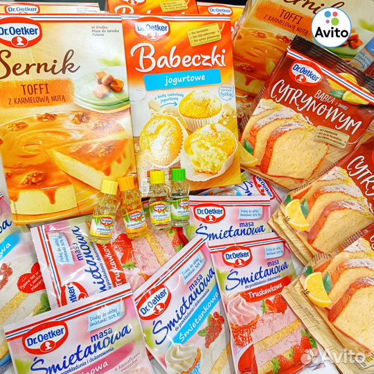 Тесто крем ароматизатор для выпечки dr Oetker