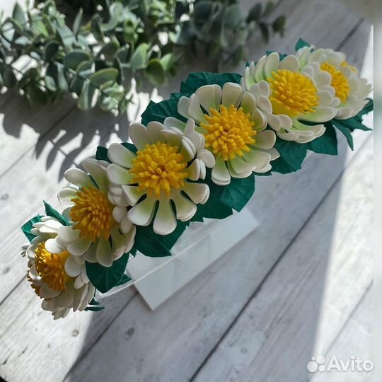 Ободок ромашки