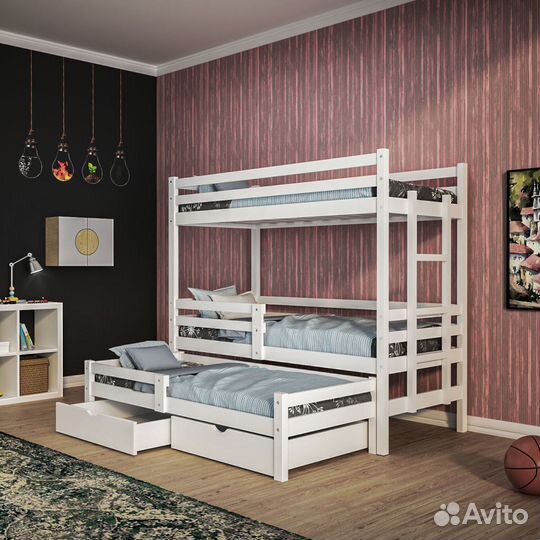 Детская кровать двухъярусная