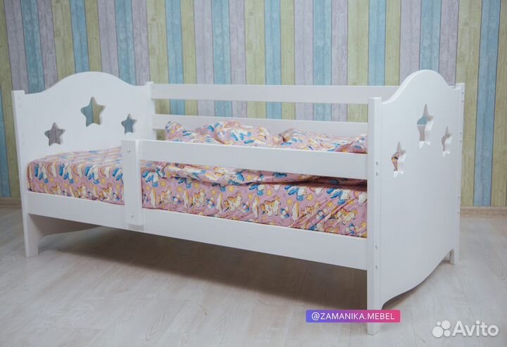 Детская кровать с бортиком