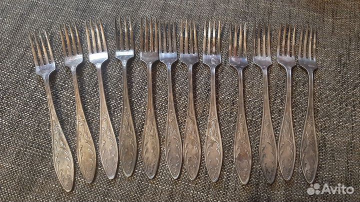 Мельхиоровые столовые приборы