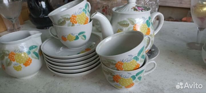 Чайный сервиз фарфор СССР
