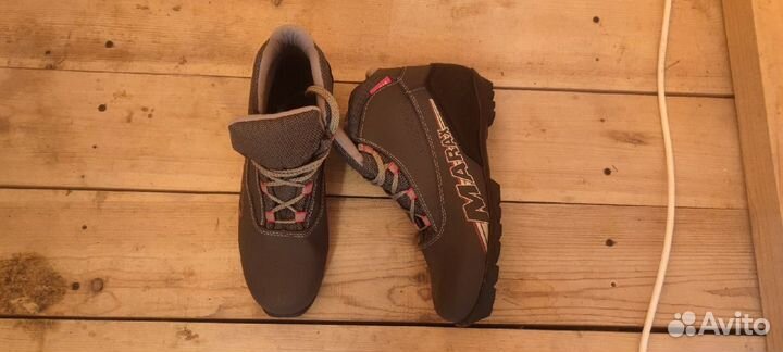 Лыжи с креплениями ботинки палки