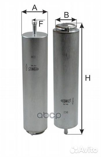 Фильтр топливный BMW, mini FG165 Goodwill