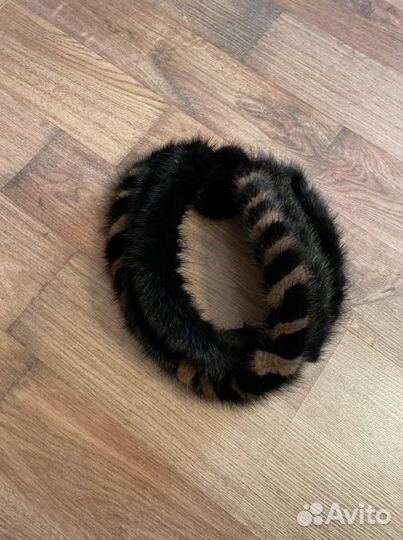 Норковая повязка на голову