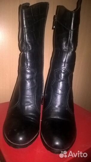 Сапоги нат. кожа, нат. мех