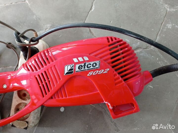 Электрокоса электротриммер для травы efco 8092