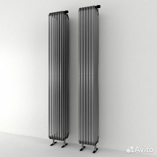 Радиатор пятитрубный kzto рс 5-900-10, подкл. боковое 1/2