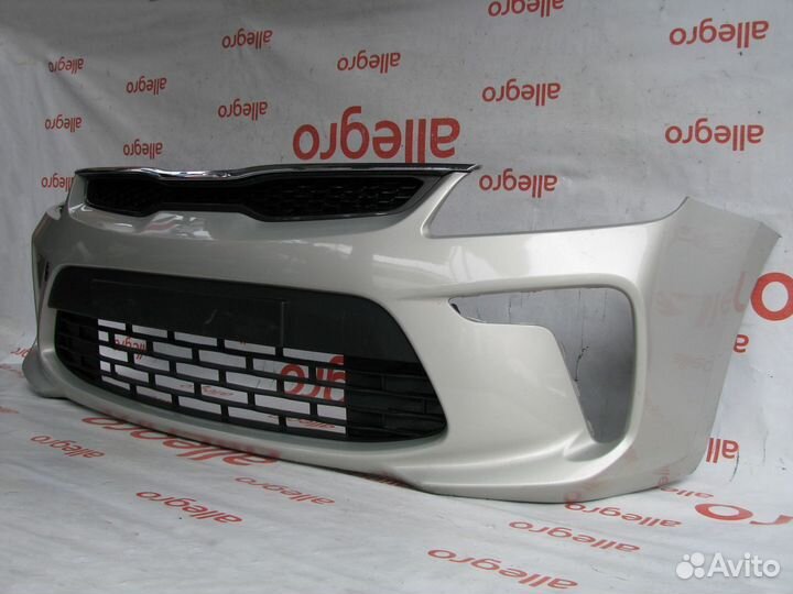 Kia Rio 4 бампер передний 2017+
