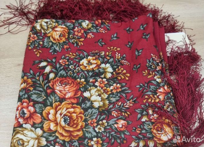 Павлопосадский платок шерсть