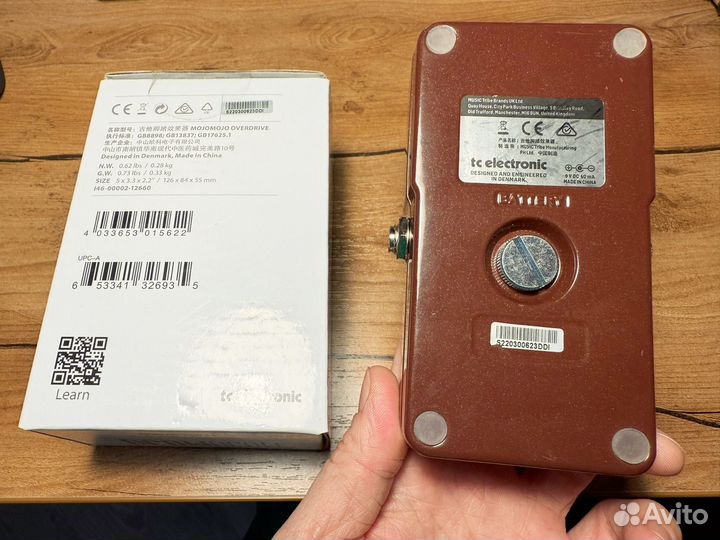 Педаль эффектов tc electronic mojo mojo overdrive