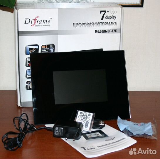 Diframe DF-F7X - Фоторамка чёрного цвета