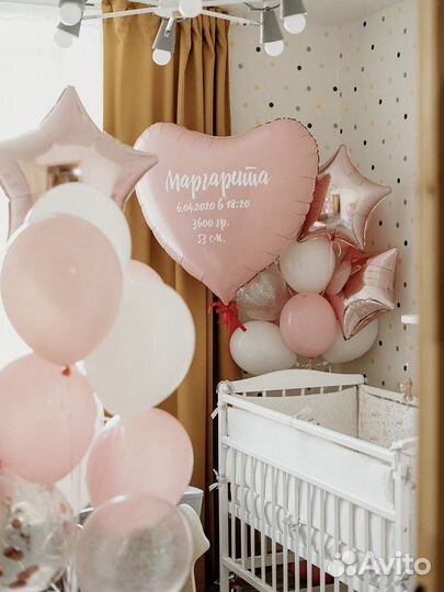 Шары на выписку из роддома