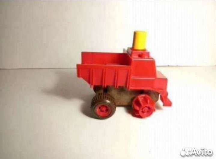 Игрушка СССР Грузовик с кнопкой