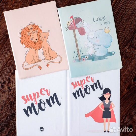 Папки для документов для двоих ребятишек (новые)