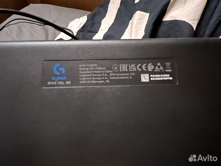 Игровая клавиатура logitech g413 tkl se